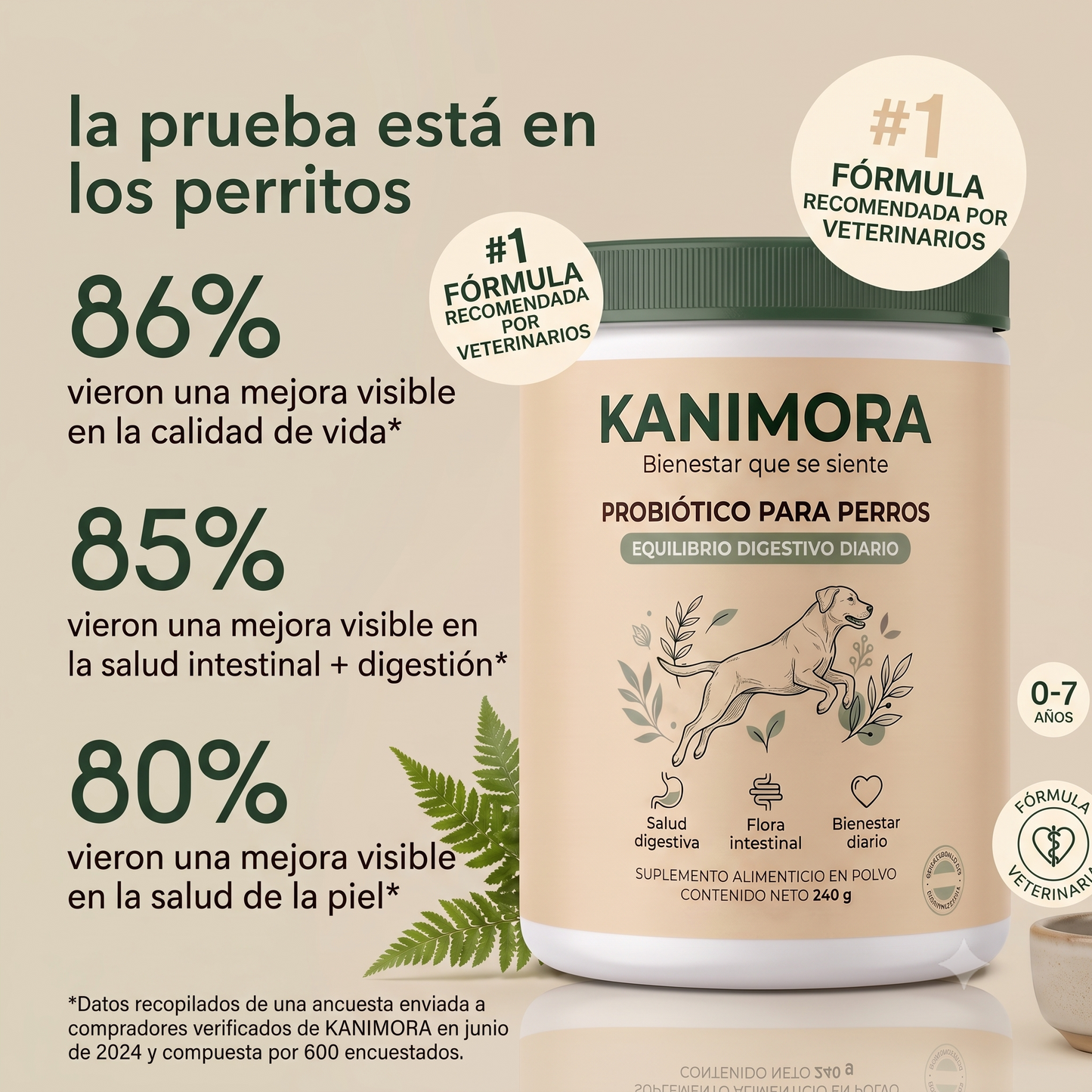 Probióticos para perros #1 en Argentina