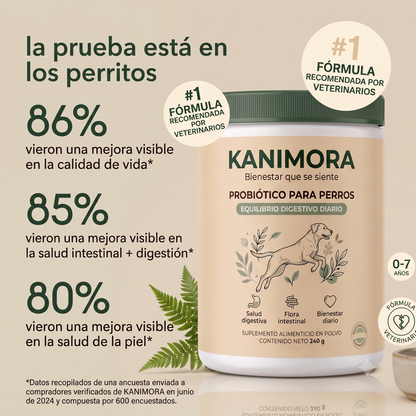 Probióticos para perros #1 en Argentina