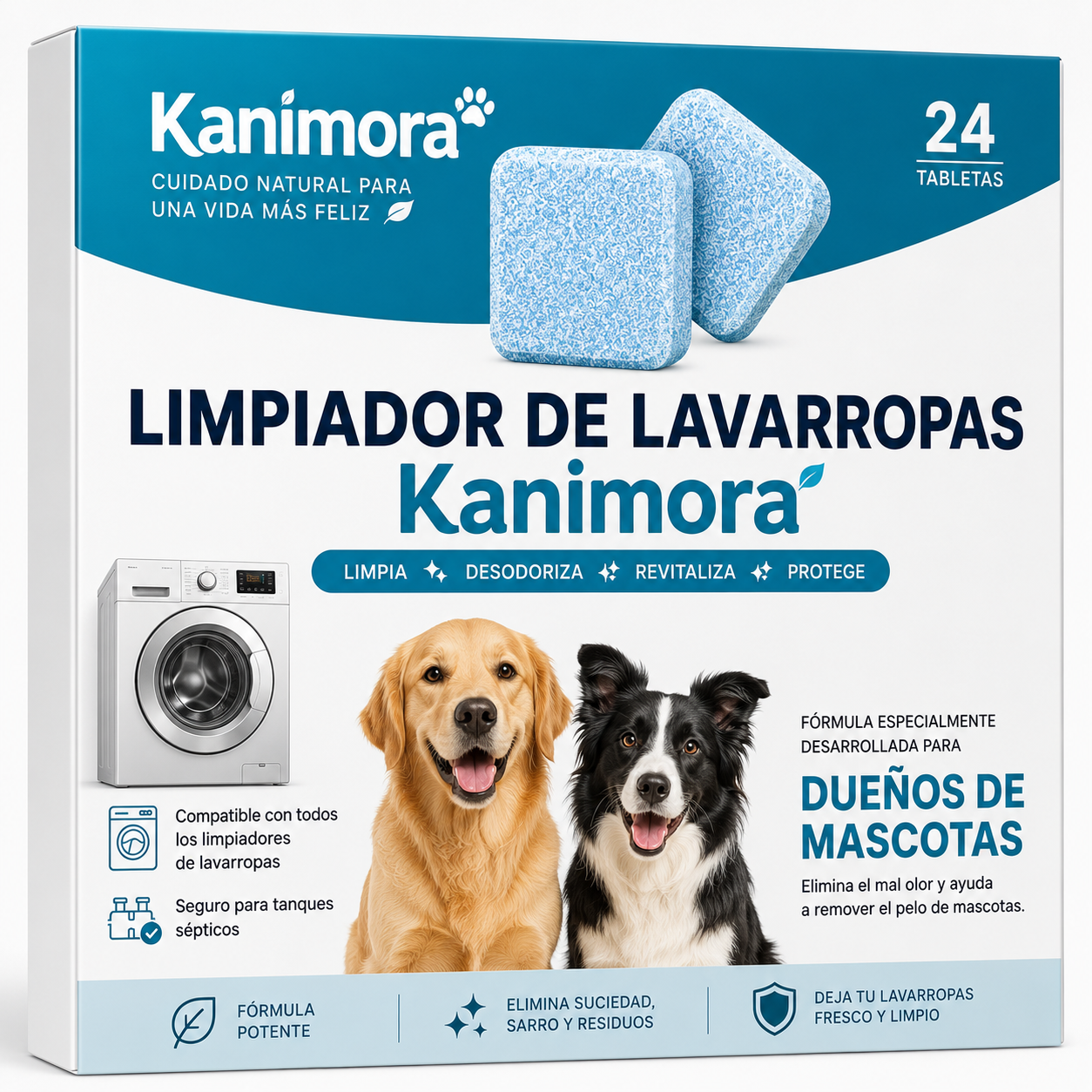 Limpiador de lavarropas Kanimora Pro